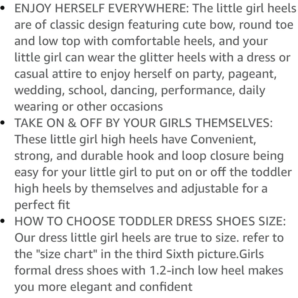Girls White Dress Heel Shoes With Bow 9 - Picture 8 of 8